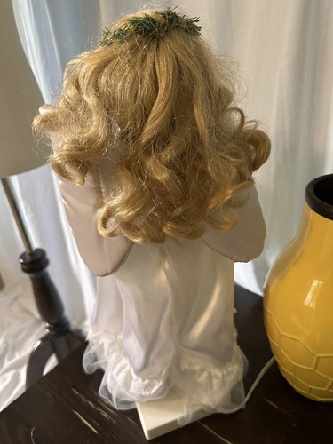 Vintage ELCO Motion-ettes Blonde Hair Christmas Angel - Tested and Working. - 第 4/9 張圖片