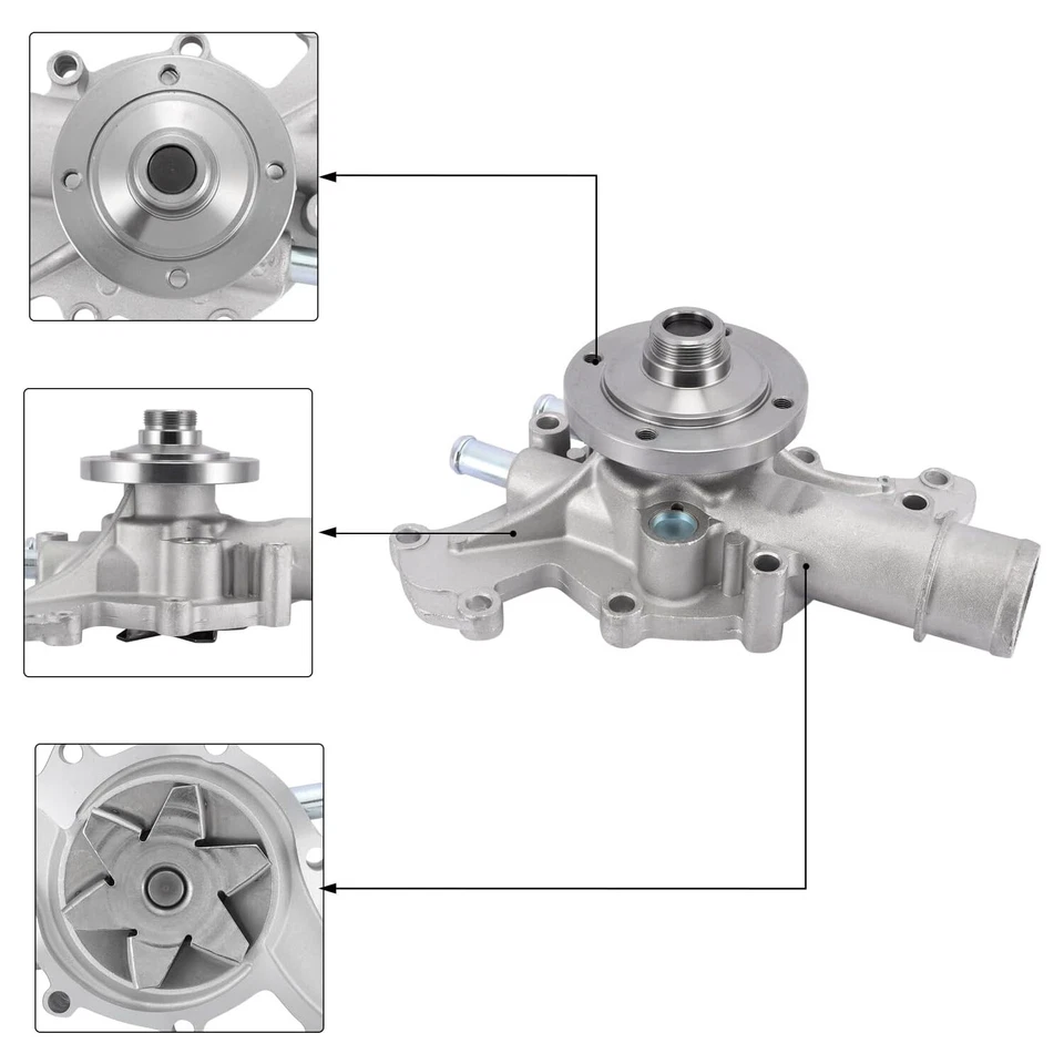 Bomba de agua para Ford Explorer Mercury Mountaineer 1996-2001 V8-5,0 L con junta Foto 2 de 4