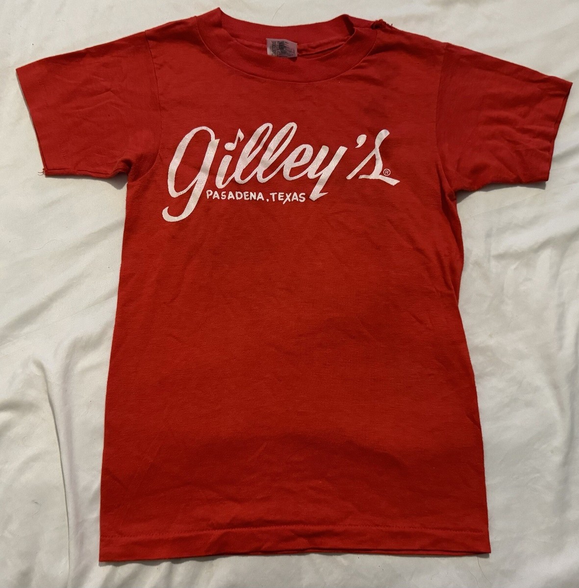 Vintage 80s Gilley's Pasadena Texas Bar YOUTH M (10-12) T-Shirt