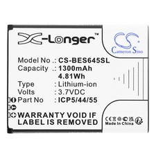 1300mAh Battery for Bea-fon SL645 SL645 Plus,ICP5/44/55,SL645/SL645PLUS 4.81Wh