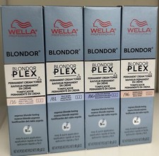 Wella BlondorPlex Permanent Cream Toners 2 OZ YOU CHOOSE