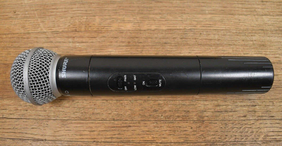 Genuine SHURE Brand SM58 Wireless Microphone + Receiver