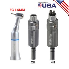 Dental Low Speed Contra Angle Handpiece 1.6mm Push/ 4/2 Hole Air Motor FOR NSK