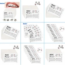 10 kits MacDent Dental Ortho Metal Brackets Mini Standard, Roth/MBT, Slot.022