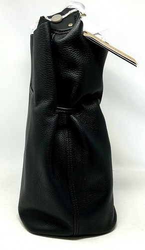 Bolso Bucket Burberry Negro Borlas Cuero Guijarro Cordón Nuevo con Etiquetas - Imagen 11 de 23