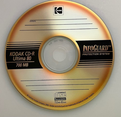 Kodak Ultima CD-R 700M Blank Recordable Discs - New, Unused, Open Box (24 Pack) - 第 3/3 張圖片