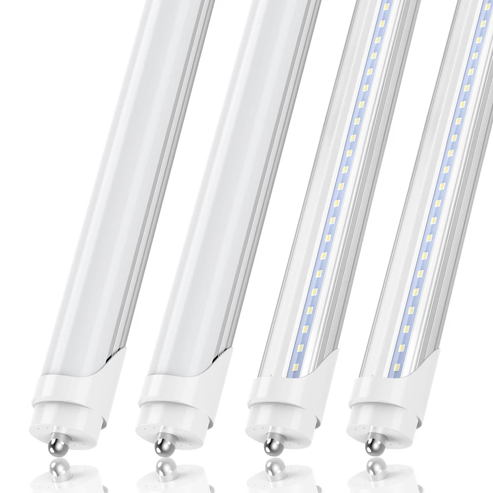 T8 8FT 45W 72W 120W LED Tube Light FA8 Single Pin 8' Garage LED Shop Light Bulbs - Image 2 of 4