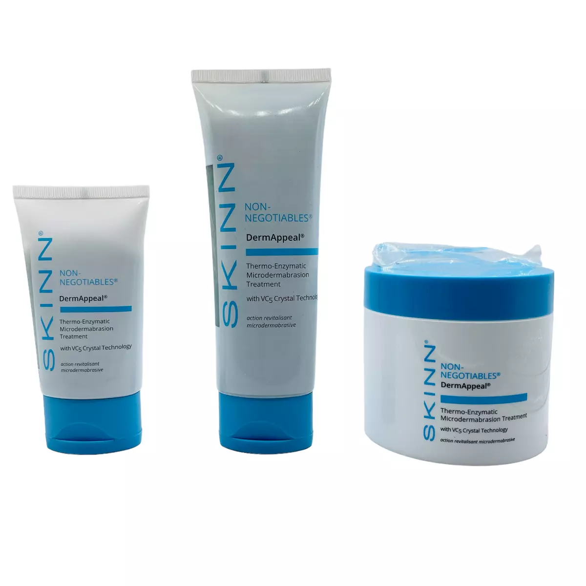 SKINN COSMETICS DERMAPPEAL MICRODERMABRASION TREATMENT Pick Your Size Sealed