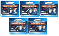 Personna Twin Pivot Plus Cartridges with Lubricating Strip Qty 50