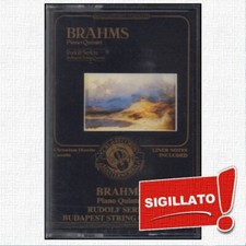 BRAHMS " PIANO QUINTET " MUSICASSETTA SIGILLATA CBS