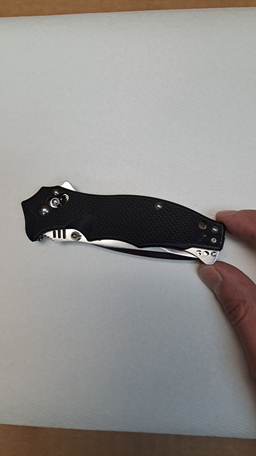 Sog Vulcan VG10 Seki Japan Folding Pocket Knife, Arc Lock, Black