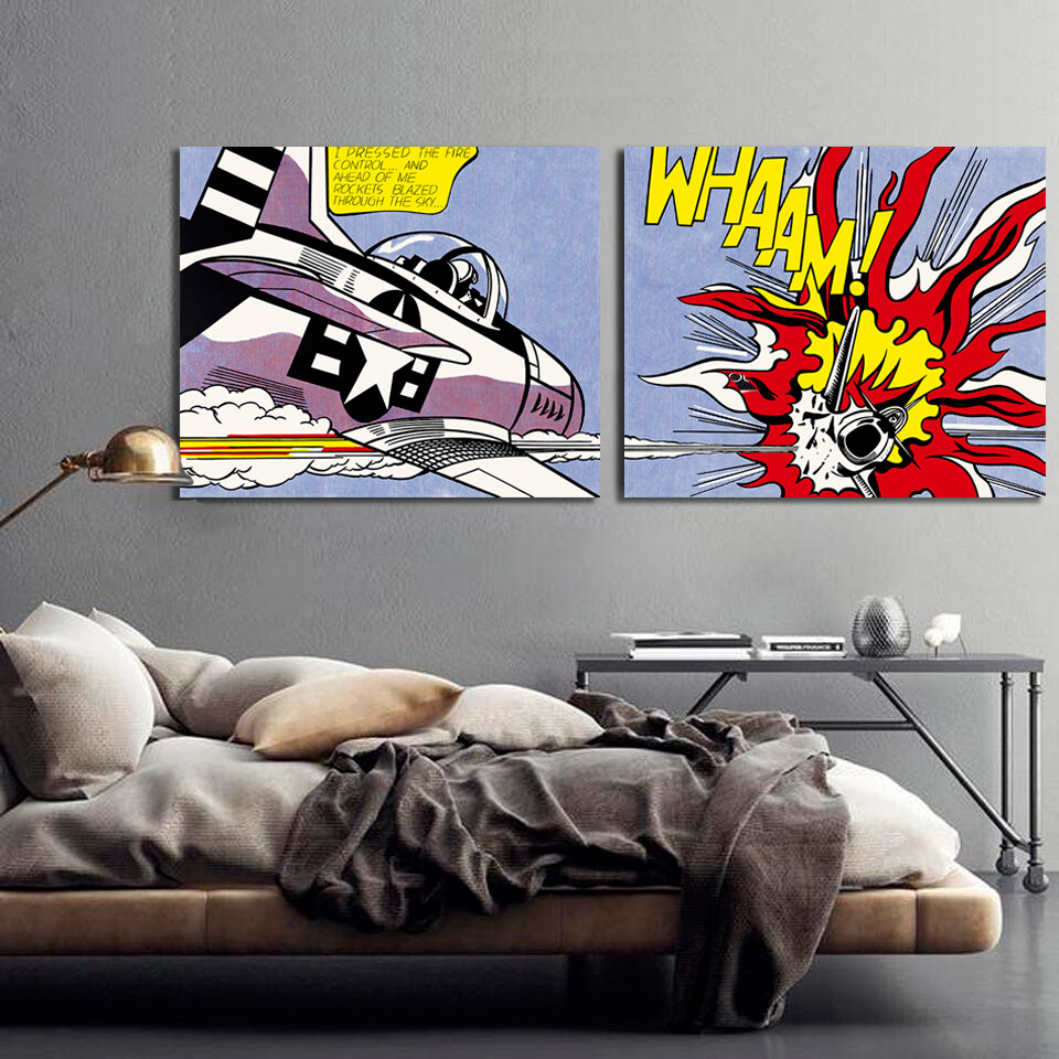 ゲリラ*セール/Roy・Lichtenstein / WHAAM ! ROY LICHTENSTEIN ART PAINTING PRINT WHAAM PLANE POP CANVAS