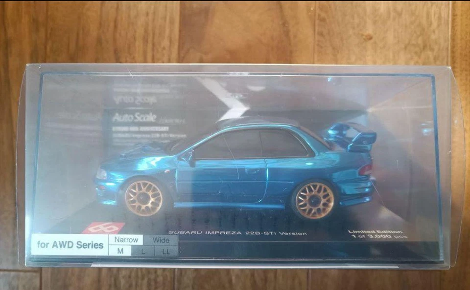 Kyosho Mini-Z ASC Impreza Chrome Blue 60th Anniversary Limited Mode - Image 2 of 4