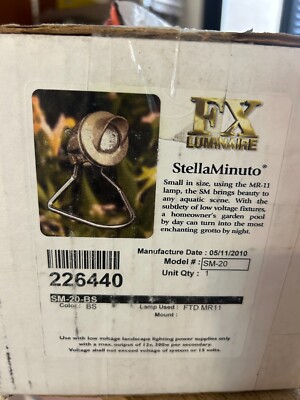FX Luminaire StellaMinuto SM-20-BS 226440 Xenon Brass