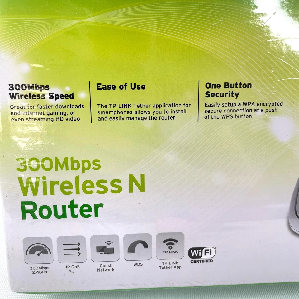 TP-Link TDL-WR841N 300Mbps Wireless N Router New In Box Factory Sealed - image 2 of 4