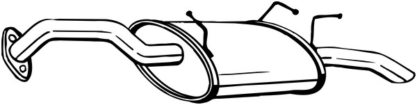 Bosal 145-099 EndschalldÄMpfer FÜR Nissan-image