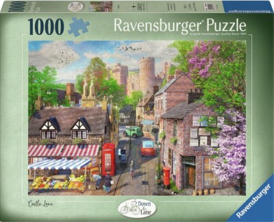 RAVENSBURGER PUZZLE*1000 TEILE*DOWN THE LANE 5*CASTLE LANE*RARITÄT*NEU+OVP