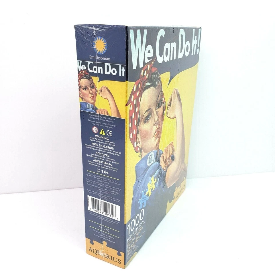 Smithsonian мы можем это сделать! Пазл Rosie The Riveter 1000 шт. 20 x 27 дюймов - Изображение 2 из 4
