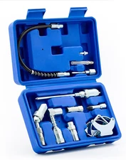 Grease Gun Accessory Kit, 11 Piece Grease Gun Coupler Set for Hard to Reach G...