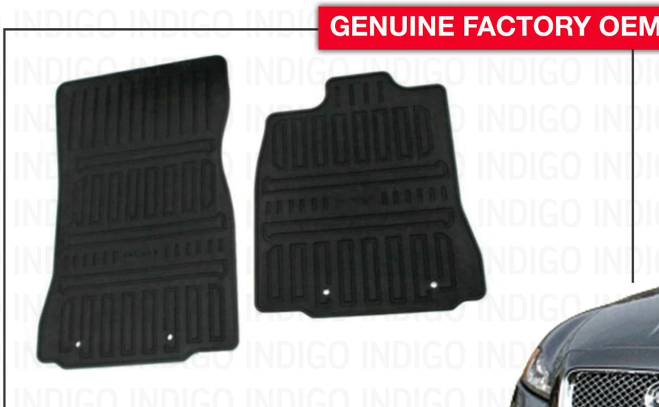 Nuevo juego de alfombrillas de goma delanteras para todo tipo de clima Jaguar XJ 2010-actual C2D8683 Foto 2 de 2