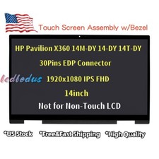 M45012-001 14" FHD LCD Touch Screen Assembly for HP Pavilion x360 14-DY 14M-DY
