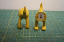 Ikea Hook Yellow Dog Tail Leash Holder Coat Hooks set of 2
