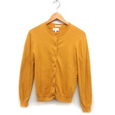 agnes b Cashmere Blend Twin Knit Cardigan Ribbed High Gauge Used