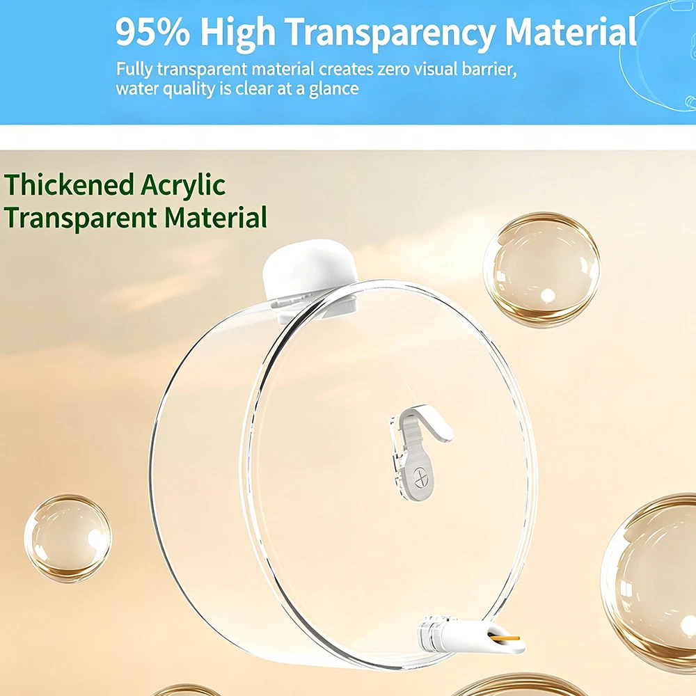 Well-Crafted Robust Maneuverable 250ml Bird Space Capsule Automatic Water Feeder