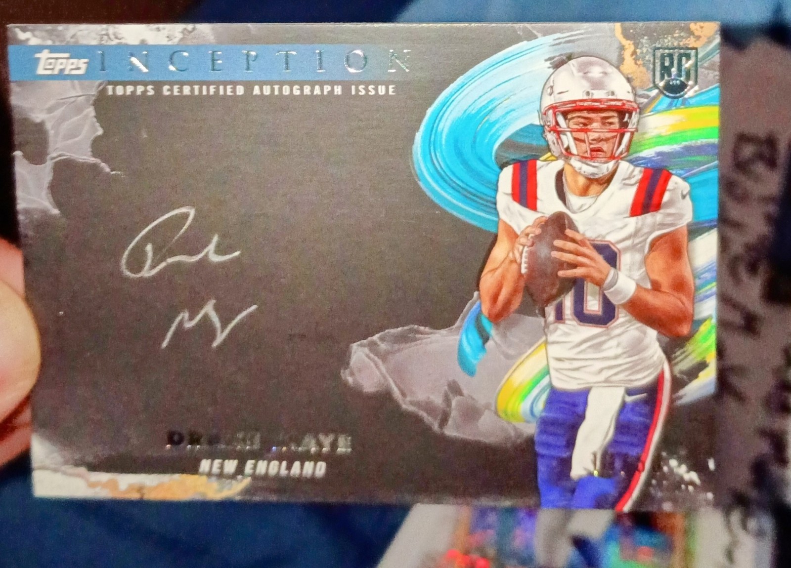 2024 Topps Inception - Rookie Autographs Drake Maye #RA-DM (AU, RC)