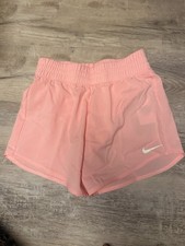 Nike Girls Dri Fit Running Shorts Size 6X Soft Pink New with Tags
