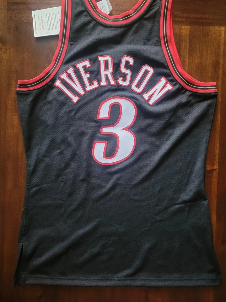Mitchell And Ness Auténtico 97-98 Allen Iverson Philadelphia 76ers Talla 44 Foto 4 de 4