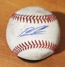 Autographed Baseball game used BRANDON NEELY BOSTON RED SOX