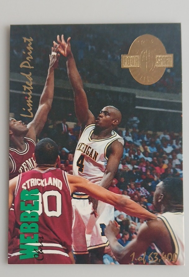 1993 Classic Four Sport Collection - Limited Prints Chris Webber #LP 2 /63400...