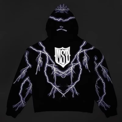 Missing Since Thursday Purple Thunder Hoodie Men's Black