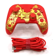 PowerA Enhanced Wired Controller for Nintendo Switch – Golden M Gamepad  – Used