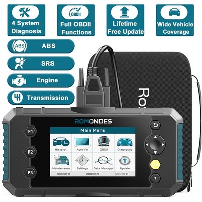 Romondes RD3000 OBD2 Scanner Diagnostic Tool ABS Engine System EPB OIL Reset