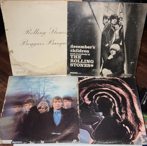 The Rolling Stones VTG Vinyl LPs *Lot of 4* Hot Rocks, Beggars Banquet, MORE!