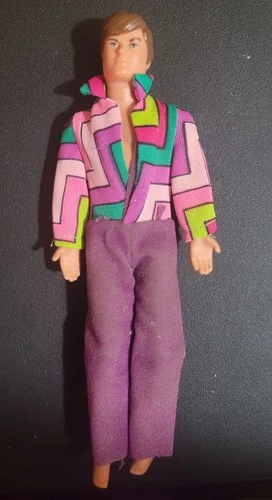 Mattel Rock Flowers DOUG Doll with Original Outfit Vintage 1970s 6" Dawn style