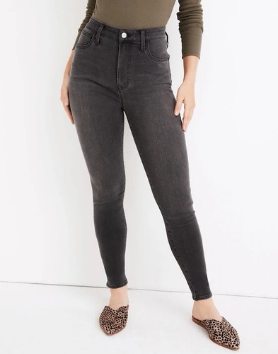 Madewell Women's Curvy Roadtripper High Rise Skinny Jeans Ashmont Wash Size 27