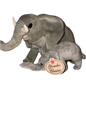 Russ Yomiko Classics Elephant with Baby Plush Stuffed Animal Toy w/tags 