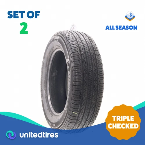 Set of (2) Used 235/65R18 Michelin Latitude Tour HP J LR 110V - 6/32