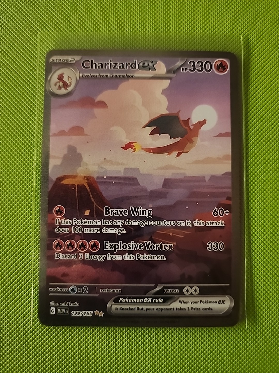 Charizard ex 199/165 MEW 151 Special Illustration Rare Pokemon TCG Card NM