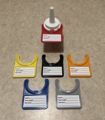 HSK50 / HSK-50 Tool Holder Identification Tags