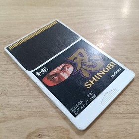 Pc Engine Card Shinobi Software Only TurboGrafx-16 NEC 1989 Operation confirmed
