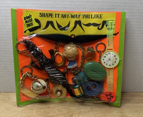 Vintage 25 Cent Gumball Machine Vending Display Card Assorted Prizes Sealed