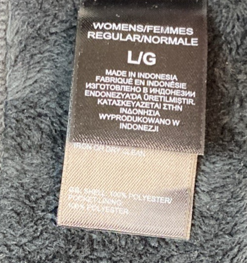 The North Face Morning Glory Fleece Jacket Black And Gold Women's L thumbnail 10