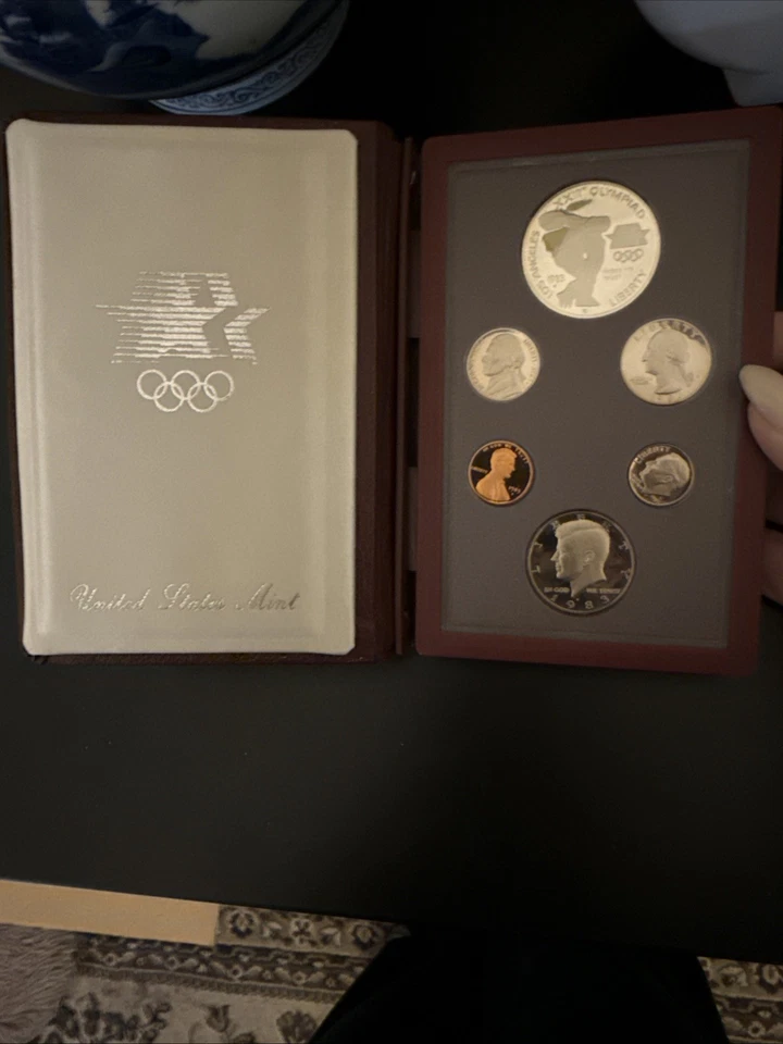 US Mint 1983 Prestige Set, LA Olympics 90% Silver Dollar, OGP & COA -Toning 💕 - Image 4 of 4
