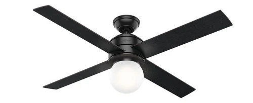 Hunter Fans - Hepburn 52 Inch Ceiling Fan with LED Light Kit and Wall - Picture 1 of 4