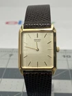 Seiko Square Style Vintage 5Y00-5009 Gold Tone Original Strap New Battery