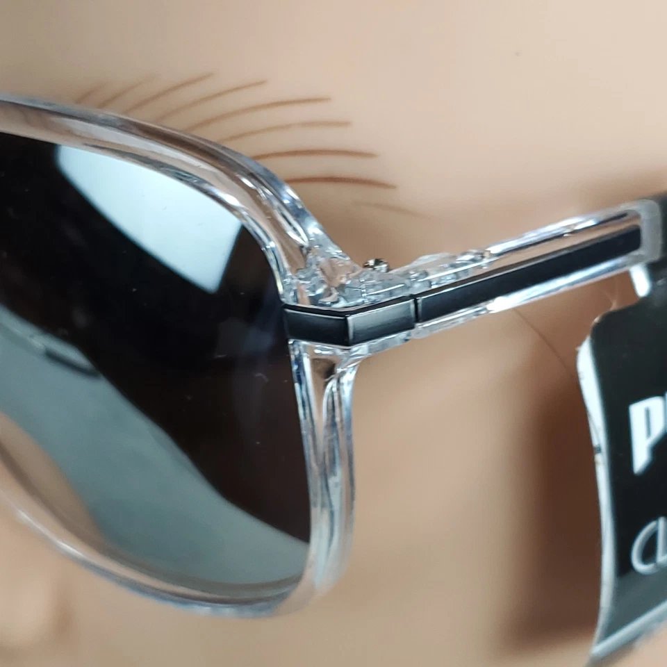 PUGS C6 Classic Clear Mirrored Lenses Sunglasses UV400 Unisex Fashion Eyewear - Image 4 of 4